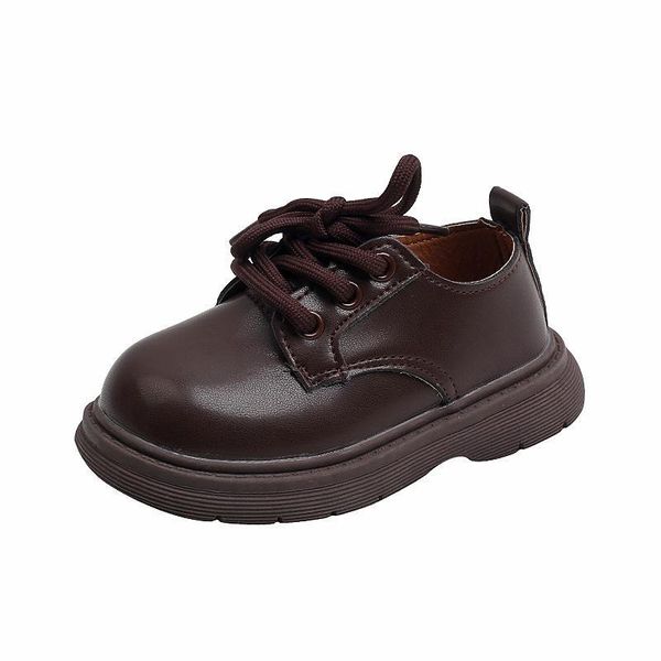 

sneakers baby shoes children casual boys leather color fashion f13699, Black;red