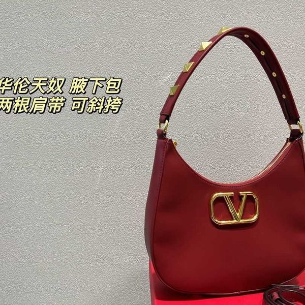 

high luxurys bags designer bag crossbody beach handbags new rivet light luxury fashionable underarm 28.18cm handbag oizq