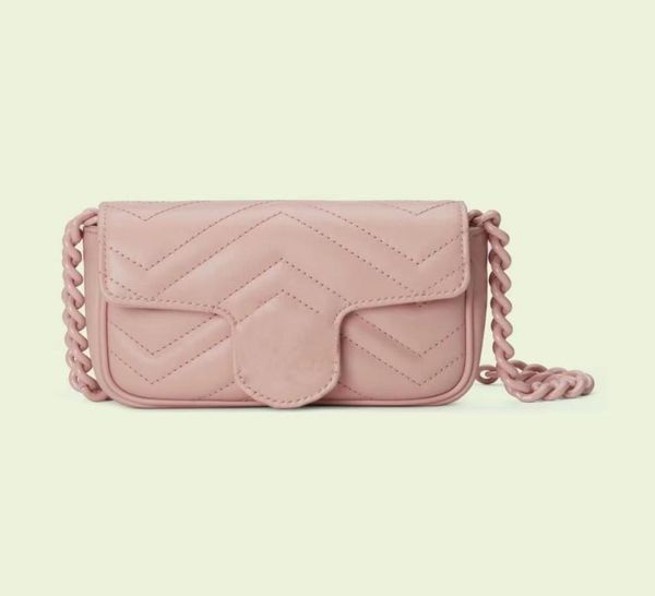

699757 marmont waist bags macaron v quilted leather chain wallets super mini bag key ring inside attachable to totes women fashion2479496