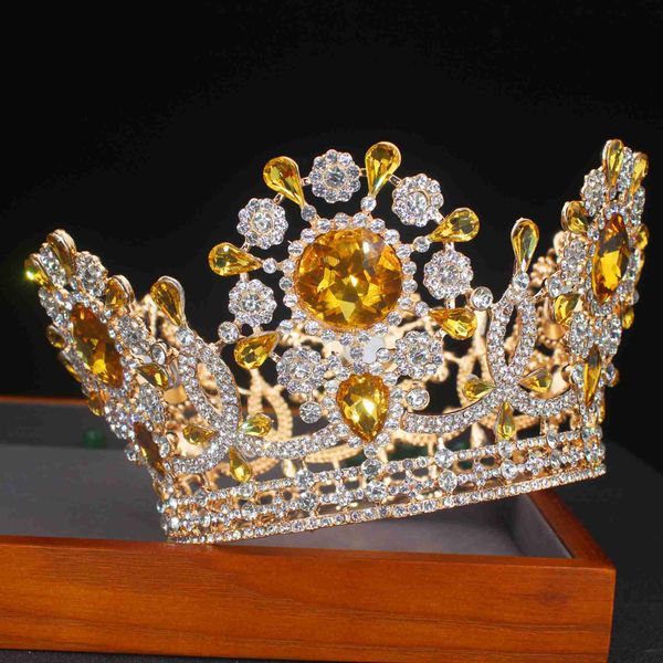 

other fashion accessories royal crystal king crown bride tiaras and crowns queen hair jewelry pageant prom diadem headpiece bridal head acce, Silver