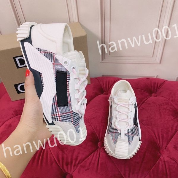

new luxurys designer women mans casual shoes fashion genuine leather letters printed woman runway trainers sneakers, Black