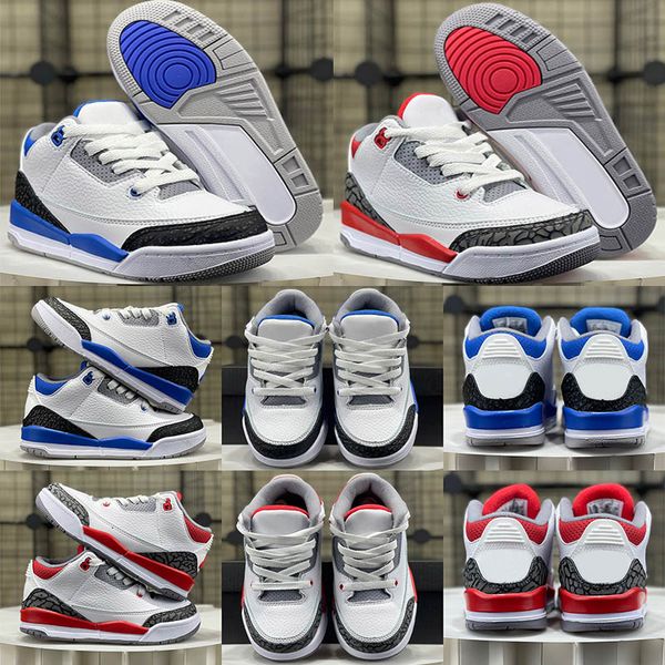 

jumpman 3 basketball shoe j3 running childrens shoes sneaker girls boys white black sports all match kids shoes toddler designer sneakers si