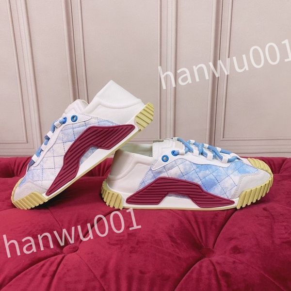 

2023 new fashion women mens casual shoes desiner genuine leather platform lace up sneakers runway running walking shoes, Black