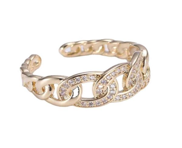 

fashionable women039s hollow threecircle encircling zircon engagement ring6197011