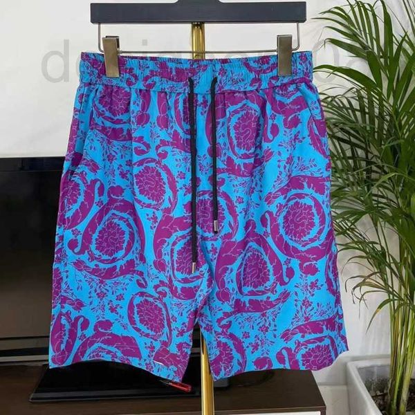 

designer mens silk shorts fashion beach pants medusa 3d printed casual straight men women hawaii five points short trousers 9ajz, White;black