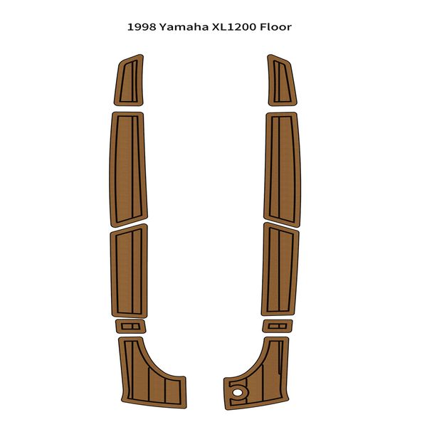 

1998 yamaha xl1200 floor pad boat eva foam faux teak deck decking mat flooring