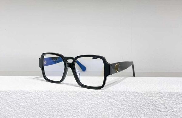 

fashion designer brand cool sunglasses luxury super frame plate for myopia prevention blue light plain colored glasses women ch3438 with log, White;black