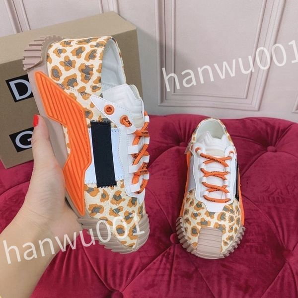 

2023 fashion women mens casual shoes desiner genuine leather platform lace up sneakers runway running walking shoe, Black