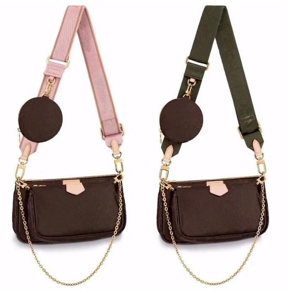 

3 pcs purse shoulder bags three piece set purs classic handbags women bag leather lady messenger satchel cross body package