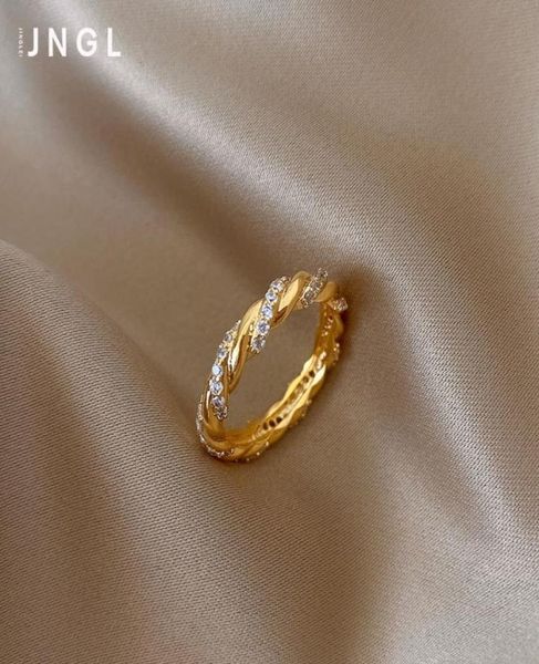 

woven ed ring female ins niche design index finger ring simple fashion personality temperament entry lux simple bracelet4367561, Silver