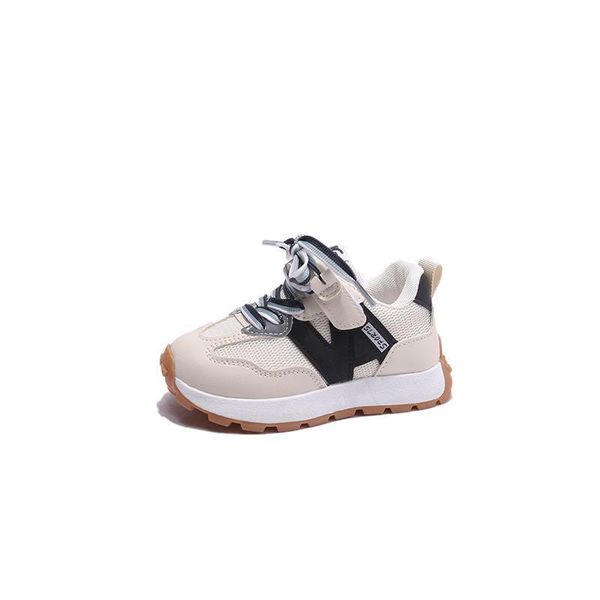 

athletic kids shoes trainers tennis footwear children double mesh casual spring summer boys handsome girls running f15051, Black