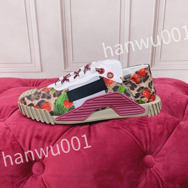 

2023 luxury fashion womens mens casual shoes desiner genuine leather platform lace up sneakers runway running walking shoes, Black