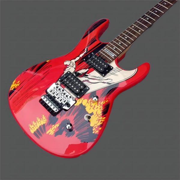 

spot oem 6-string electric guitar, glossy rose wood fingerboard, 698