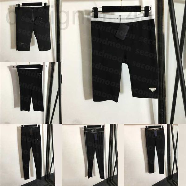 

women's pants & capris designer women sports badge designers leggings gym skinny yoga elastic waist sport trouser vtb8, Black;white