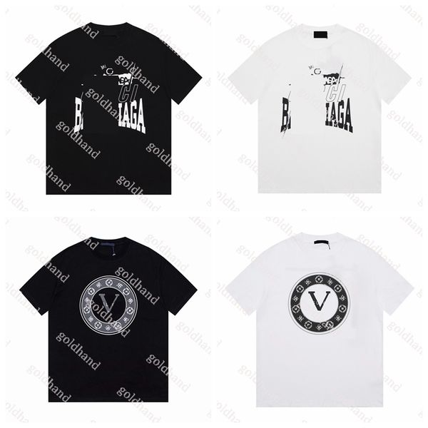 

fashion cotton t shirt mens shirts designer summer outdoors loose breathable tshirt letter printed street tees casual, White;black