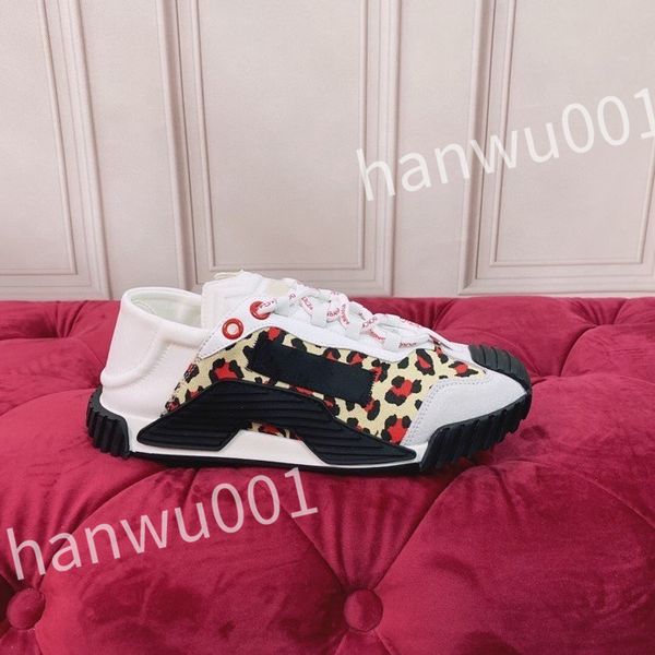 

luxury fashion women mens casual shoes desiner genuine leather platform lace up sneakers runway running walking shoe, Black