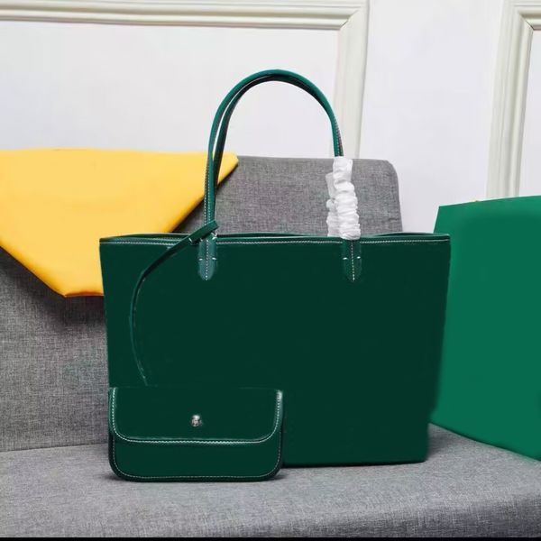 

colorful luxury wallet shopping bags for women two sided use smooth leather durable stout original retro borse with wallet convenient creati