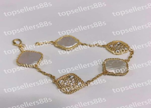 

classic fashion diamonds charm bracelet men women elegant bangle bracelets design jewelery hand accessories party wed9669727, Golden;silver
