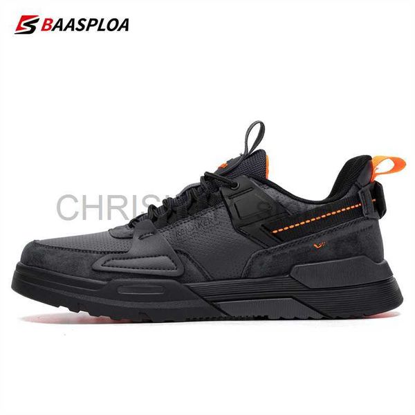 

other sporting goods baasploa 2022 autumn new leather men's running shoes comfortable men walking sneaker lightweight waterproof non-sl