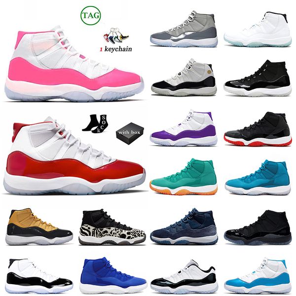 

j11 designer 11s with box jumpman 11 mens basketball shoes cherry 11s women cool grey 11 pink white jade blue dolphins retro dhgate trainers