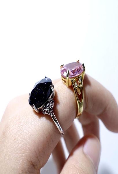 

2021 female ring lady all over the sky star purple hand act role ofing adjustable size noble temperament classic women3351061, Silver