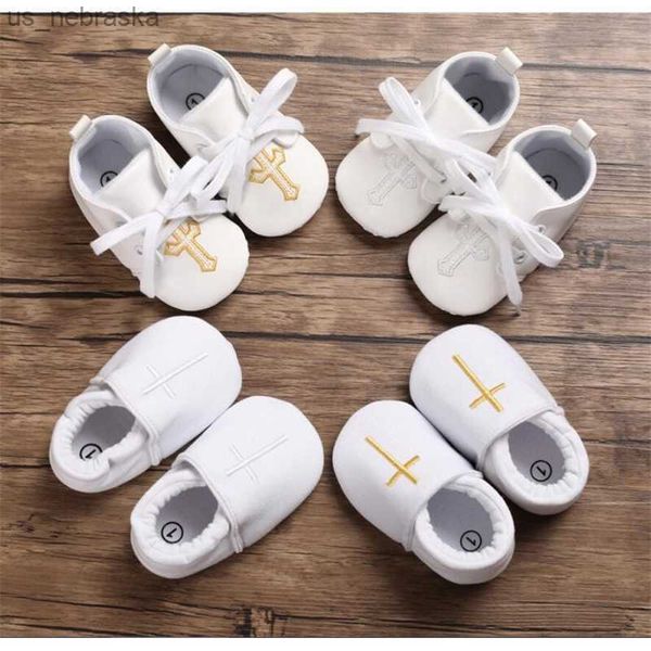 

first walkers baby girls baby boys cross baptism christening elastic closure shoes premium soft sole infant prewalker toddler sneaker shoes