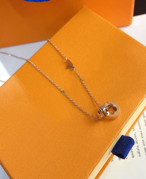 

couple pendant necklaces charm designer round gold necklace for women gift popular fashion jewellery brand beautiful good nice5910207, Silver