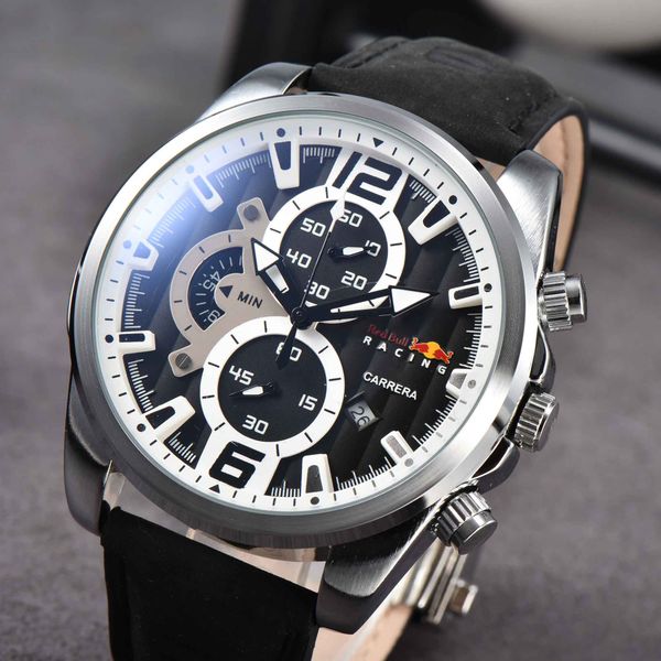 

new brand tag-heuex f1 racing series luxury mens watch sports silicone strap super luminous waterproof automatic designer more, Slivery;brown