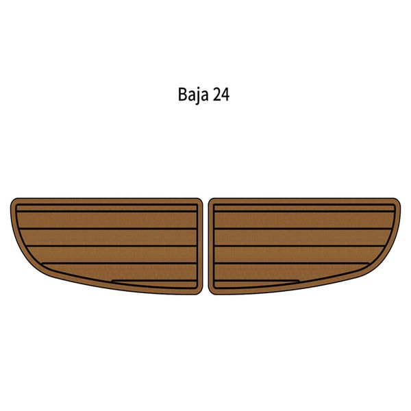 

baja 24 swim platform step mat boat eva faux foam teak deck floor pad flooring