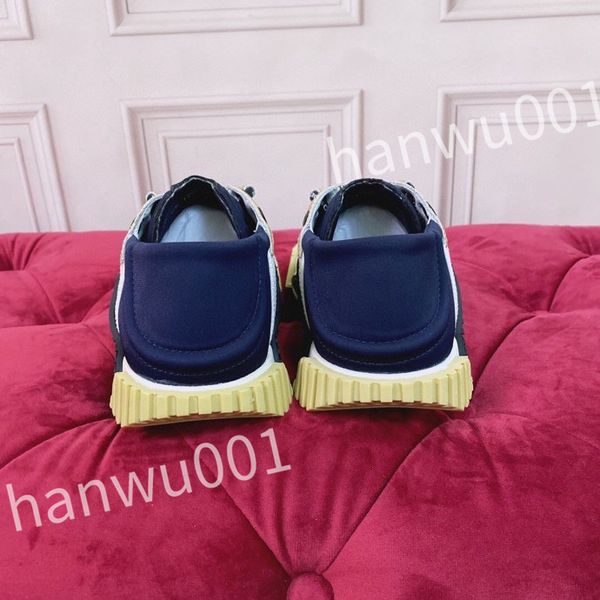 

2023 luxury designer women mans casual shoes fashion genuine leather letters printed woman runway trainers sneakers, Black