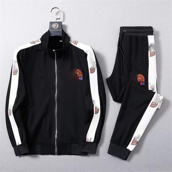 

designer tracksuit man jogger sweatsuits fashion men jackets track suit casual tracksuits jacket pants sporting sets -3xl22, Gray