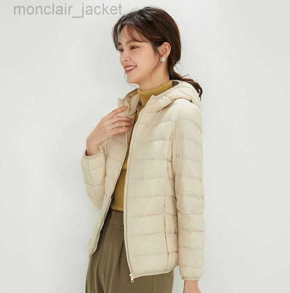 

2023 designer women tanks new autumn and winter women hooded yoga suit fitness exercise warm zipper down jacket luyoga black