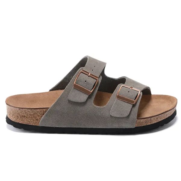 

622sslippers birks designer men women sandals arizona gizeh slippers caliente verano flip flops hombres mujeres beach sliders out rvo, Black