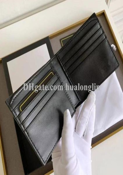 

fashion men wallet shortpurse man wallets purses original box handbag leather tiger snake bee wolf card holder slot cash9813111, Red;black