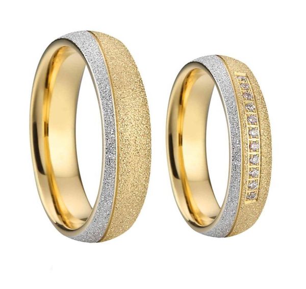 

2019 latest designer men039s wedding rings set for couples 8mm pair alliance jewelry promise female love ring women7601208, Silver