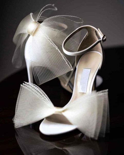 

romantic elegant aveline sandals shoes women high heels mesh bows gladiator sandalias averly stilettoheel lady pumps 8958799, Black