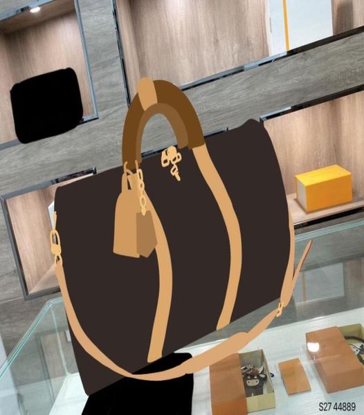 

men fashion duffle bag triple black tlravel bags mens handle luggage gentleman business tote with shoulder strap rave1597988