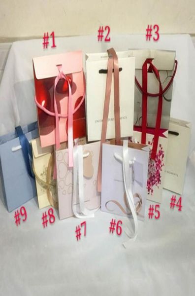 

diy accessories fit for paper gift bags nylon bag charms bead earrings ring boxes bracelet necklace jewelry packaging display8179908, Black;white