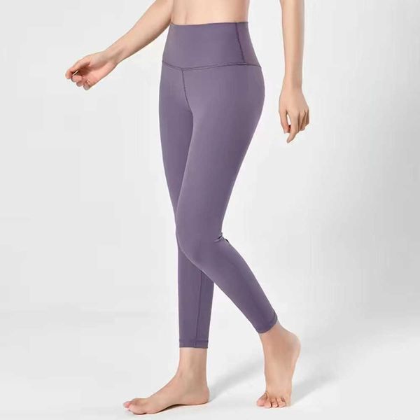 

2023 new fashions l u women active pants yoga outfit suit pants high waist sports raising hips gym wear leggings elastic fitness tights diff, Black;white