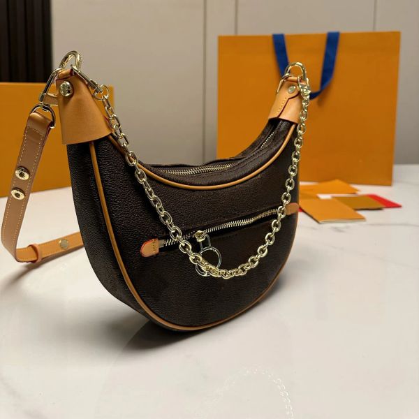 

loop pea bag handbag crescent shoulder bag crossbody designers underarm bags lady messenger shopping tote handbag m81098