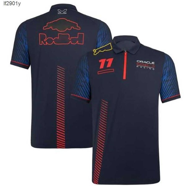

f1 racing polo suit 2023 summer team lapel t-shirt same style customization 6od8, White;black