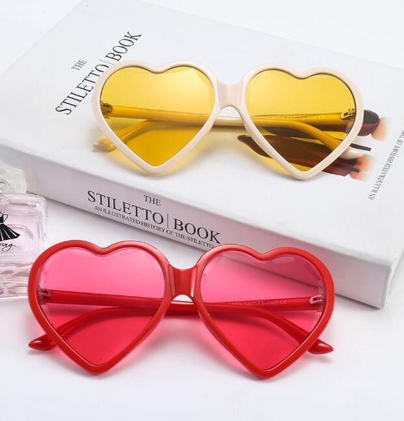 

love shape frame sunglasses sunglass glasses multiple colors, White;black