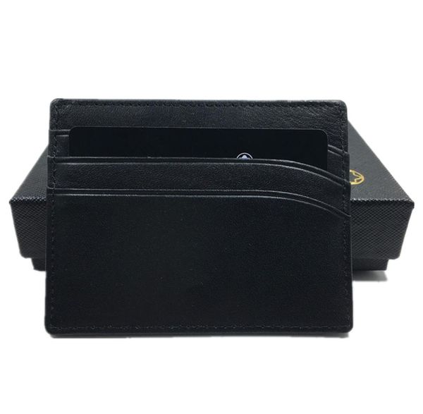 

real leather id card case purse genuine leather thin credit card holder wallet 2023 new fashion business men slim coin purse pocke2025374, Brown;gray