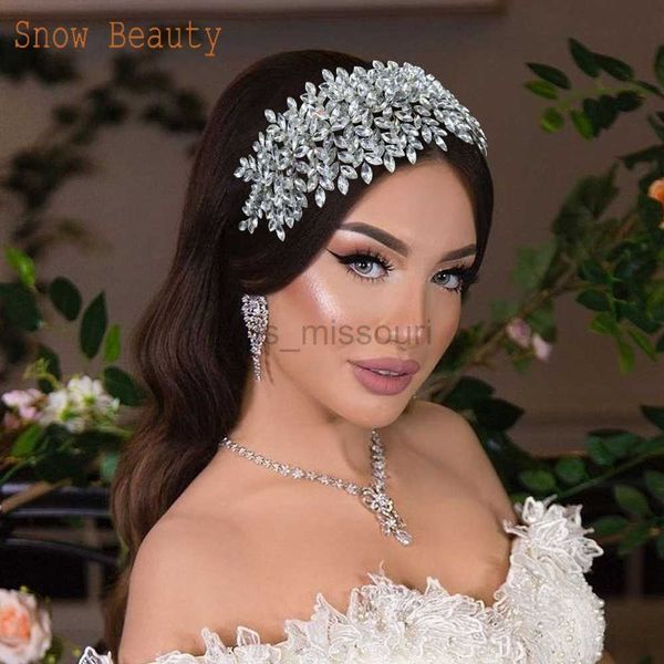 

other fashion accessories dz005 luxury crystal bridal tiaras baroque crown rhinestone pageant diadem headband wedding hair accessories bride, Silver
