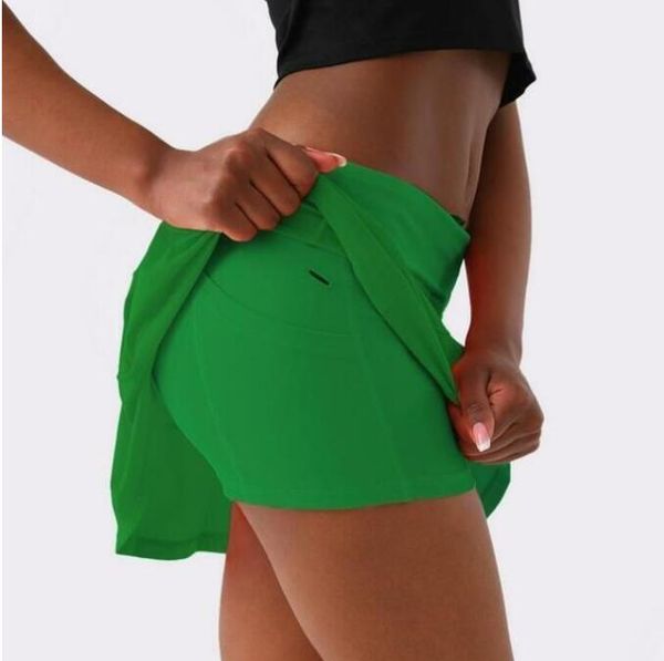 

pleated tennis skirt women gym clothes sports shorts female running fitness dance yoga underwear beach biker golf skirts1, Black