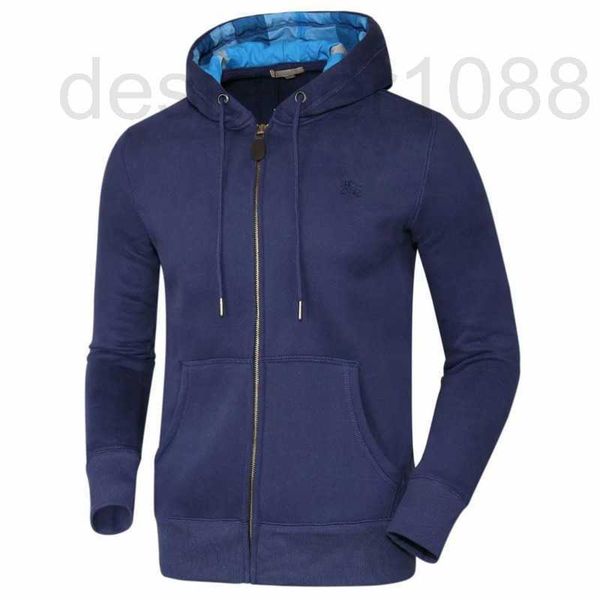 

designer bb designer hoodie burbe hooded sweater tb hoodies war horse embroidered zip cardigan coat loose casual sweatshirt business jacket, Black