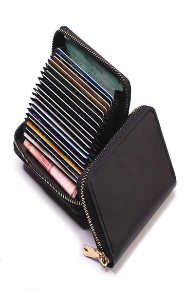 

business card holder wallet womenmen purse blackpinkpurpleblueyellowgrayred bankidcredit cards holders 20 bits card walle5606249, Brown;gray