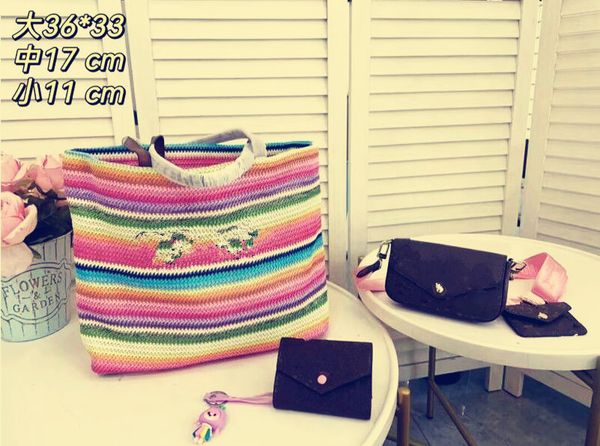 

2023 women bag designers bags 3pcs set designer bag women's handbag women's one shoulder bag retro tote bag women's purse pur