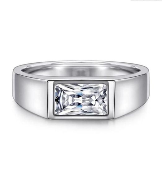 

cluster rings a butterfly 100 925 sterling silver men039s wedding ring engagement 4x8mm sona diamond highend jewelry9040193, Golden;silver