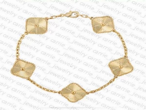 

s925 silver designer necklace fritillaria pendant necklaces elegant agate 18k gold clovers leaf flowers bracelets four charms desi2358978